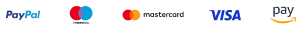 Payment Methods: PayPal, Discover, Mastercard, Visa