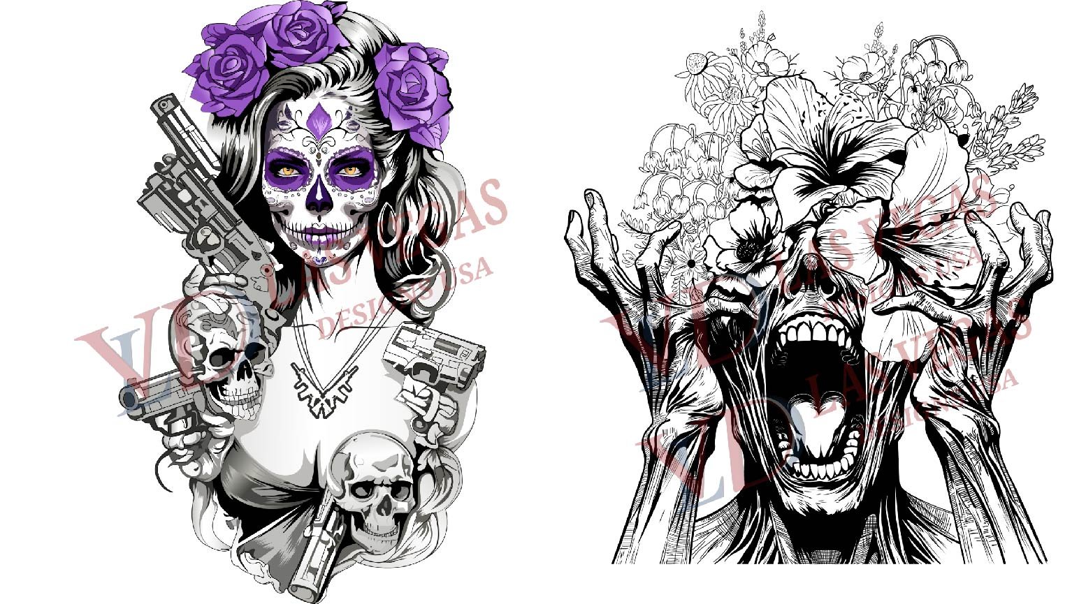 Complex Vector Artwork Examples