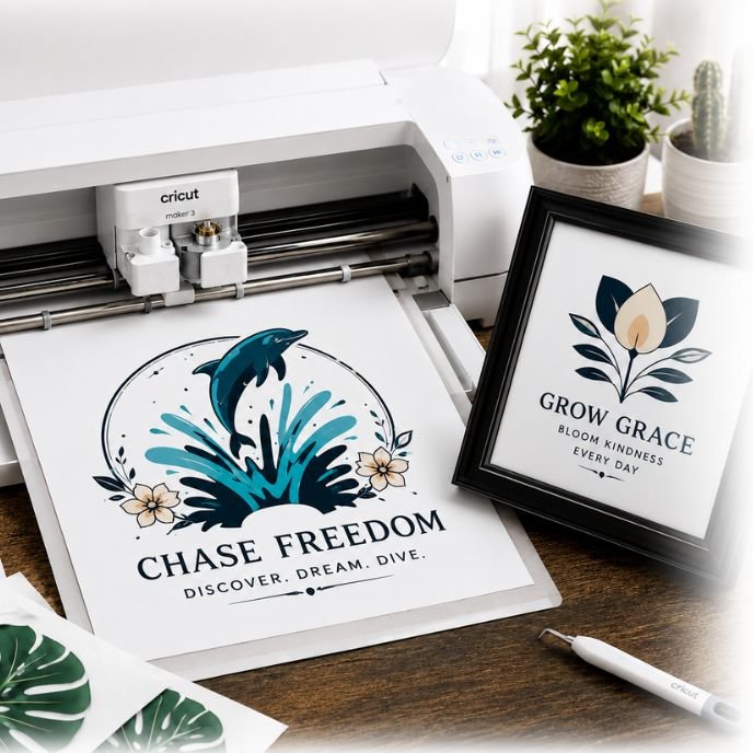 Custom SVG artwork displayed for Cricut and vinyl cutting machine projects
