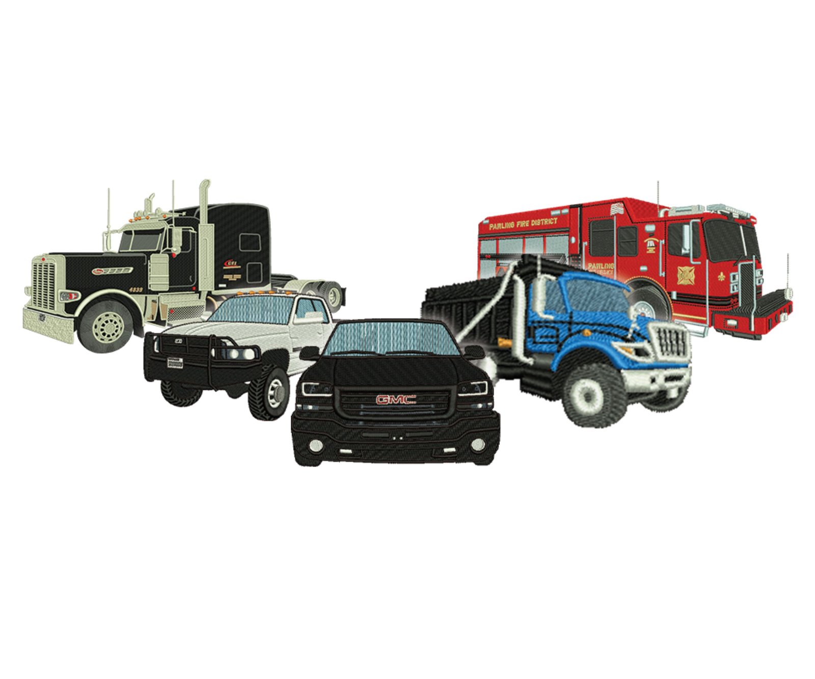 Vehicle Embroidery Digitizing Service