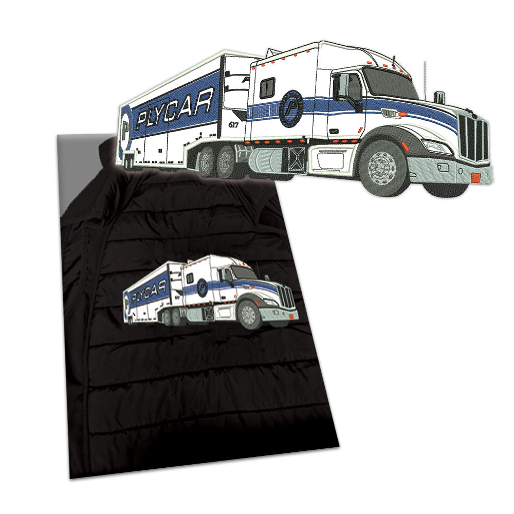 Commercial Vehicle Logo Embroidery Digitizing