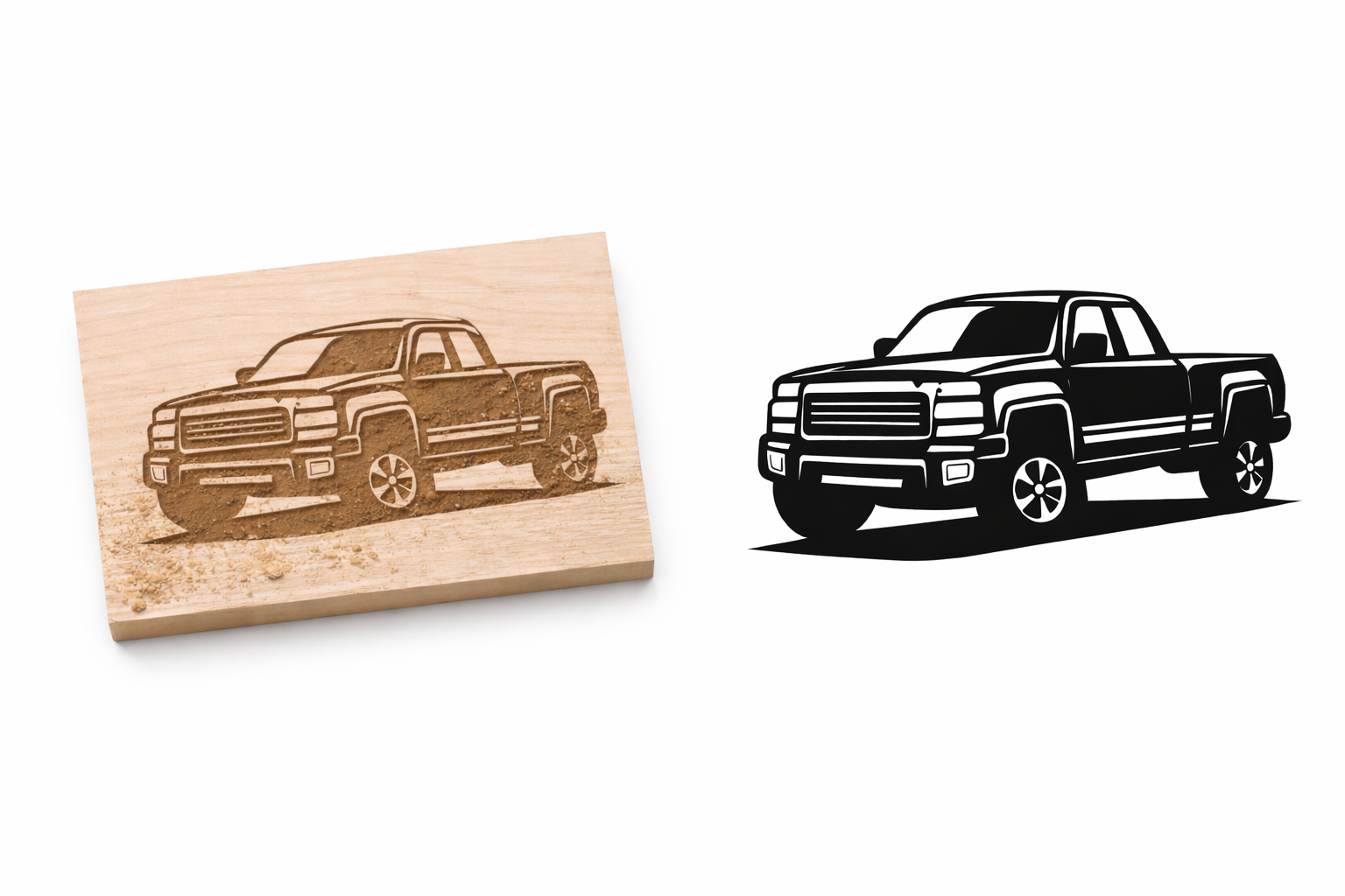 Custom CNC & Laser Cut Files - Image to Cut File Conversion