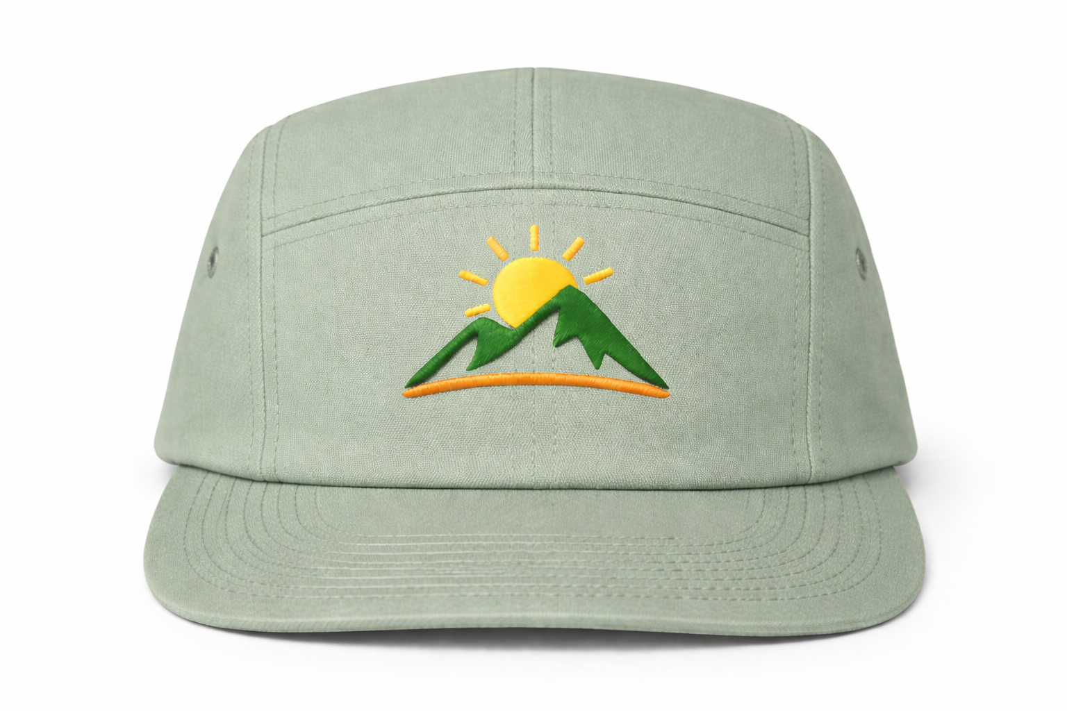 Five-Panel Hat Logo Digitizing