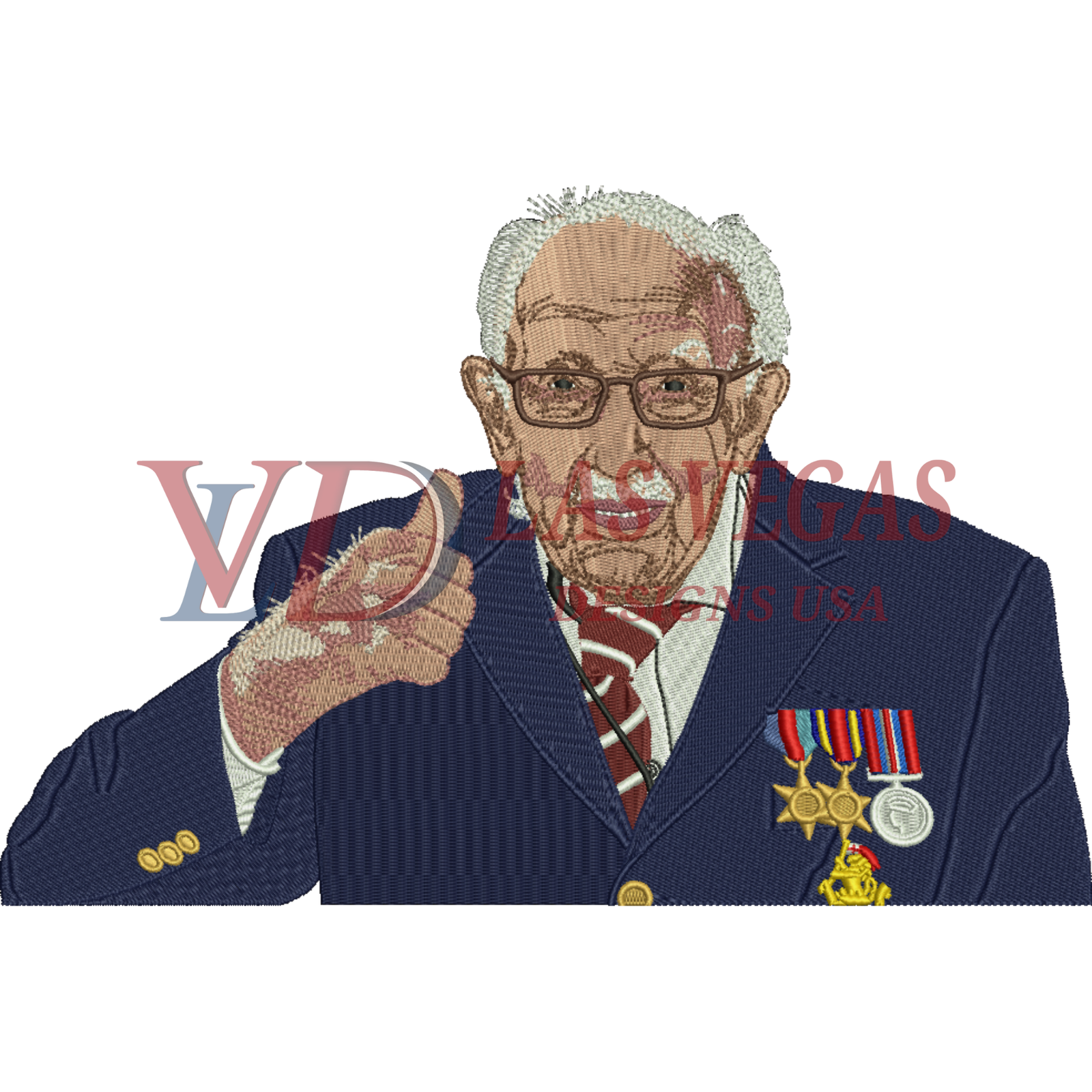 Human Portrait Embroidery Digitizing