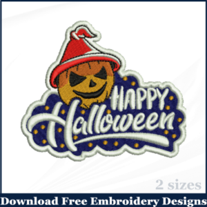 Happy Halloween Embroidery Designs Free Download