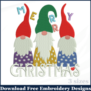 Merry christmas embroidery designs download