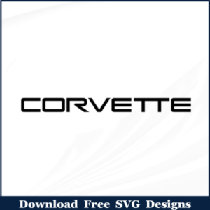 Corvette svg design