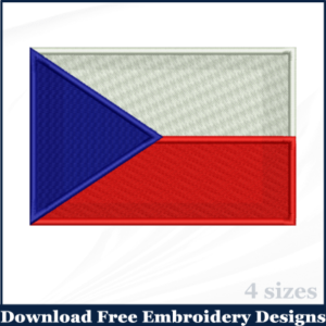 Czech Flag Embroidery Designs Free Download