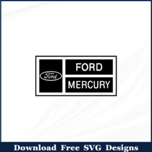 Ford-Mercury-car-svg-design