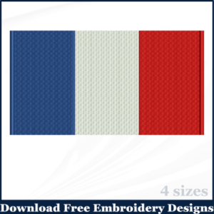 GUADEIOUPE-EMROIDERY-FLAG