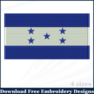 HONDURAS-FLAG-EMROIDERY