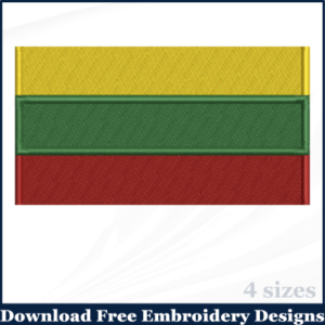 LITHUANIA-EMROIDERY-FLAG