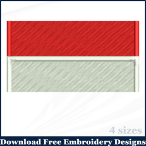 MANACO EMROIDERY FLAG