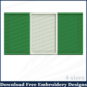 NIGERIA EMROIDERY FLAG