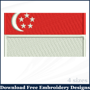 SINGAPORE-EMROIDERY-FLAG