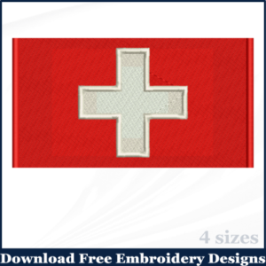 SWITZERLAND EMROIDERY FLAG