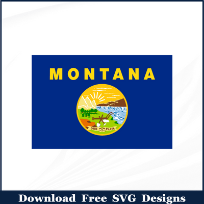 Montana svg design