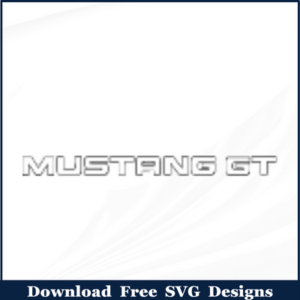 Mustrng-Gt-car-logo-svg-design