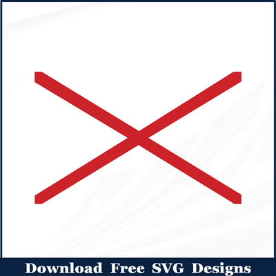 Alabama Flag Free SVG Download