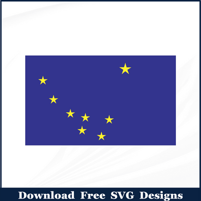 Alaska Flag Free SVG Download