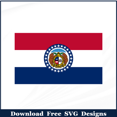 Missouri Flag Free SVG Download