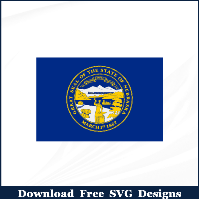 Nebraska Flag Free SVG Download