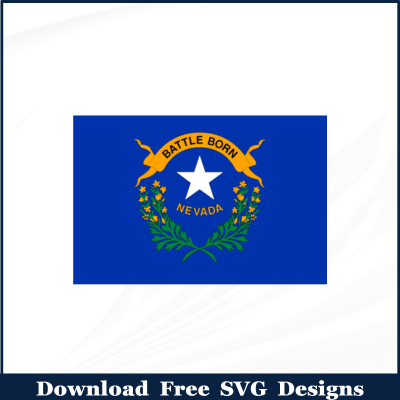 Nevada Flag Free SVG Download