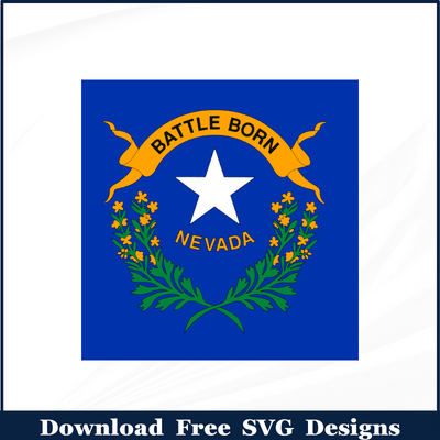 Nevada Flag Free SVG Download