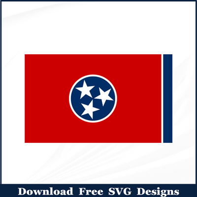 Tennessee Flag Free SVG Download