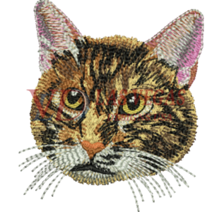 custom cat pet embroidery logo digitizing service (7)