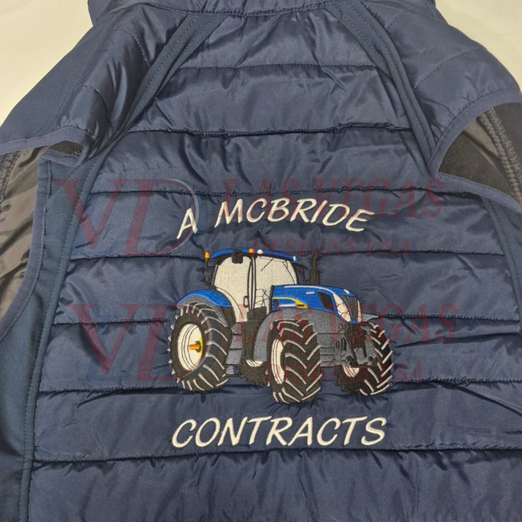truck and tractor embroidery logo digitizing -sewout (3)